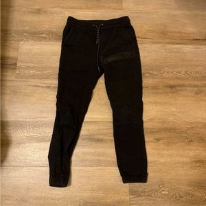 Ring of Fire Black Joggers with Zip, like new condition